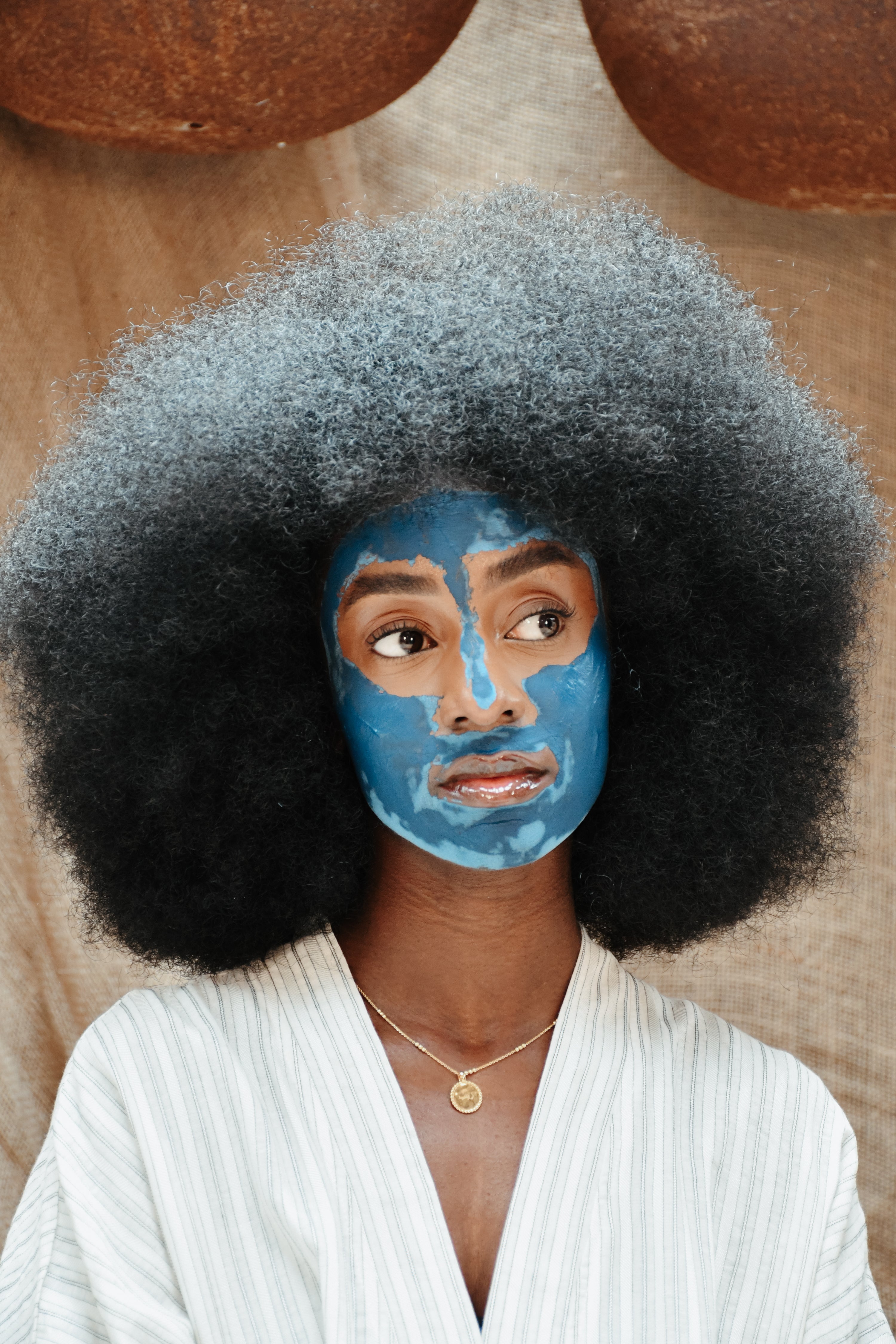 Saharan Indigo & White Ghassoul Clay Mask