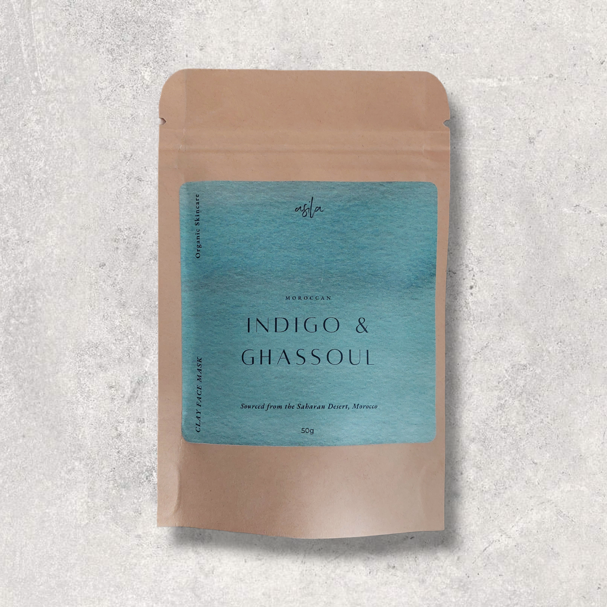 Saharan Indigo & White Ghassoul Clay Mask